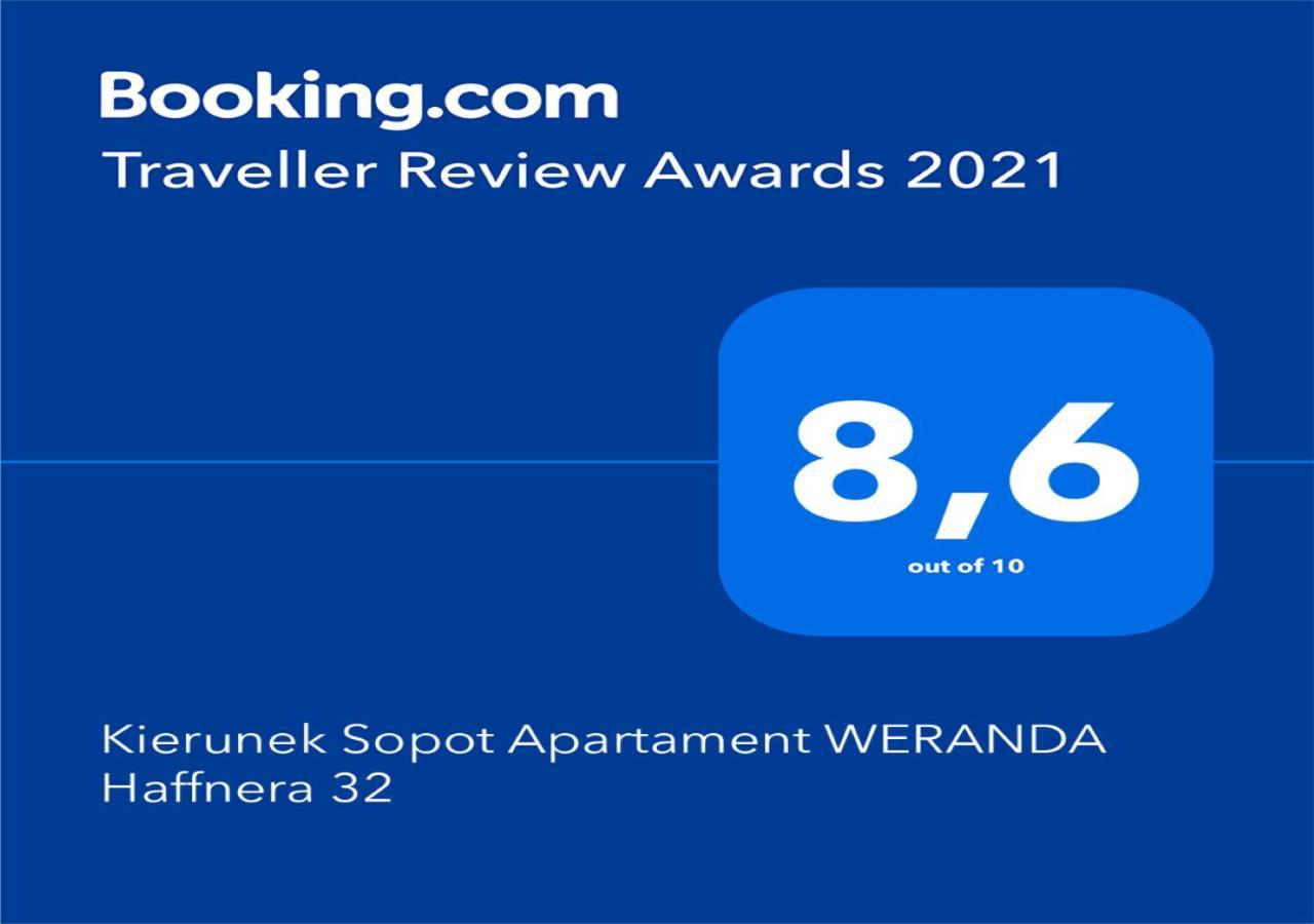 Kierunek Sopot Apartament WERANDA Haffnera 32 Eksteriør billede